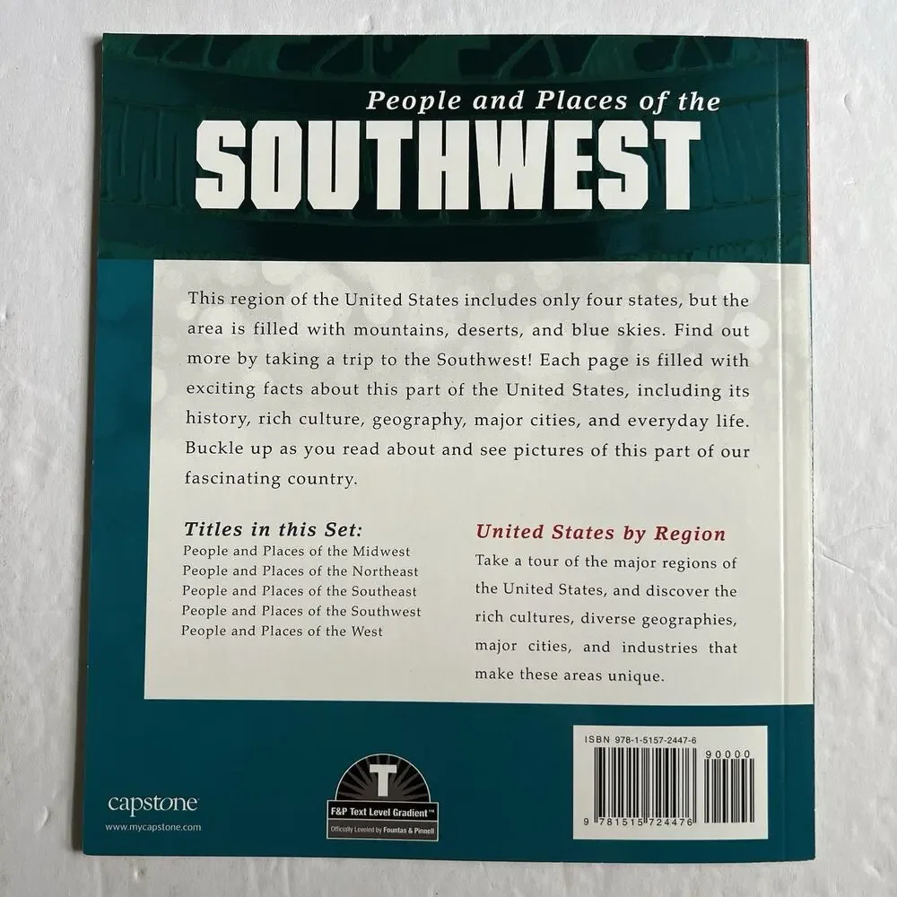 United States By Region People And Places Of The Southwest From Fact Finders